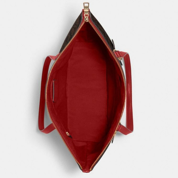 ⚜COACH Gallery Tote In Signature Canvas - Picture 6 of 13